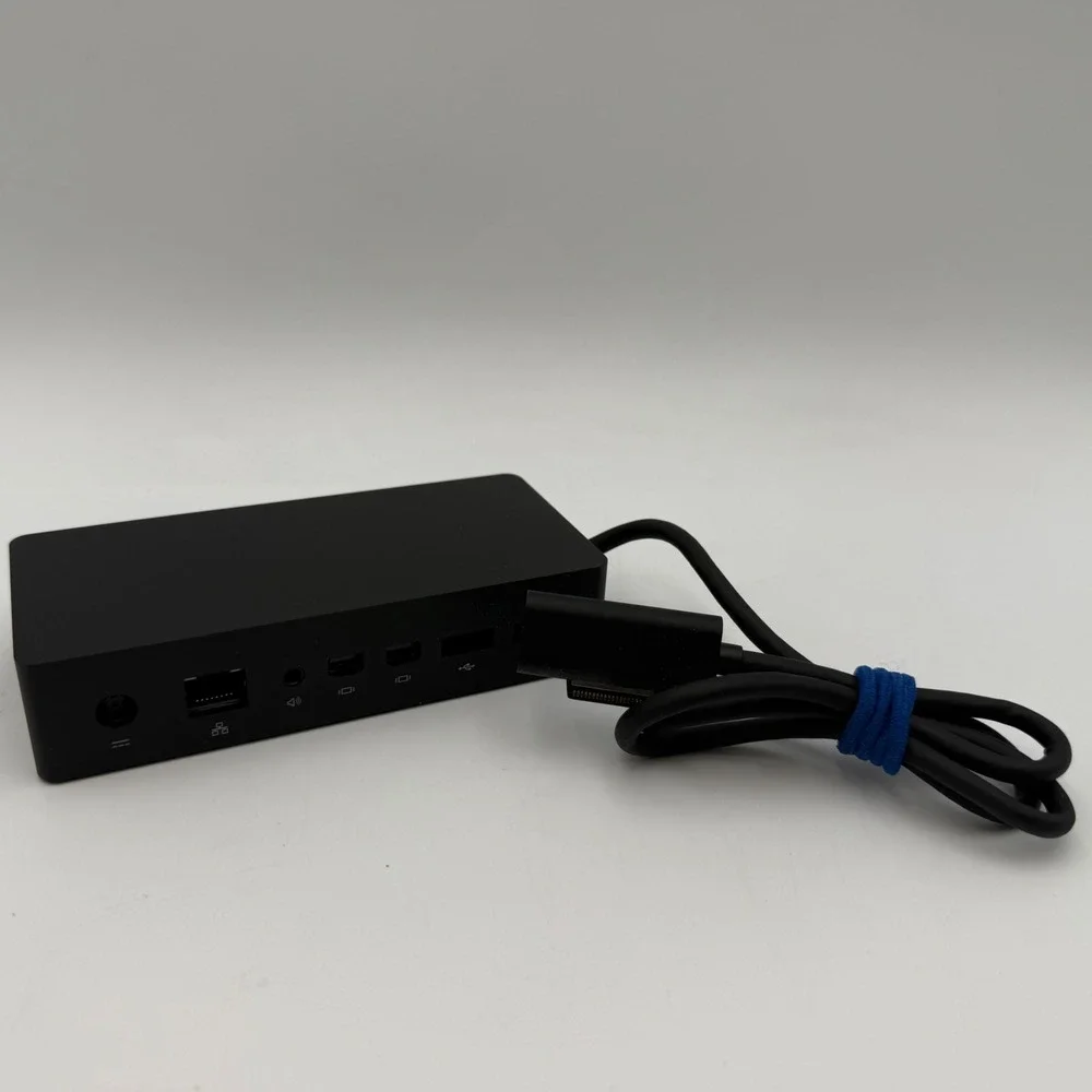 Microsoft Surface Dock 1 Model 1661 Black Port Replicator No Power Supply